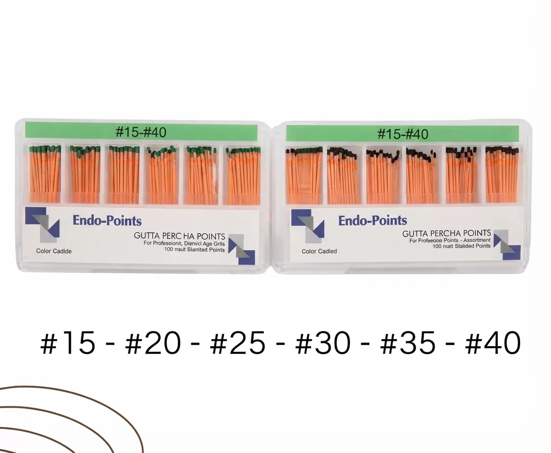 CONOS GUTAPERCHA  (Color coded)
