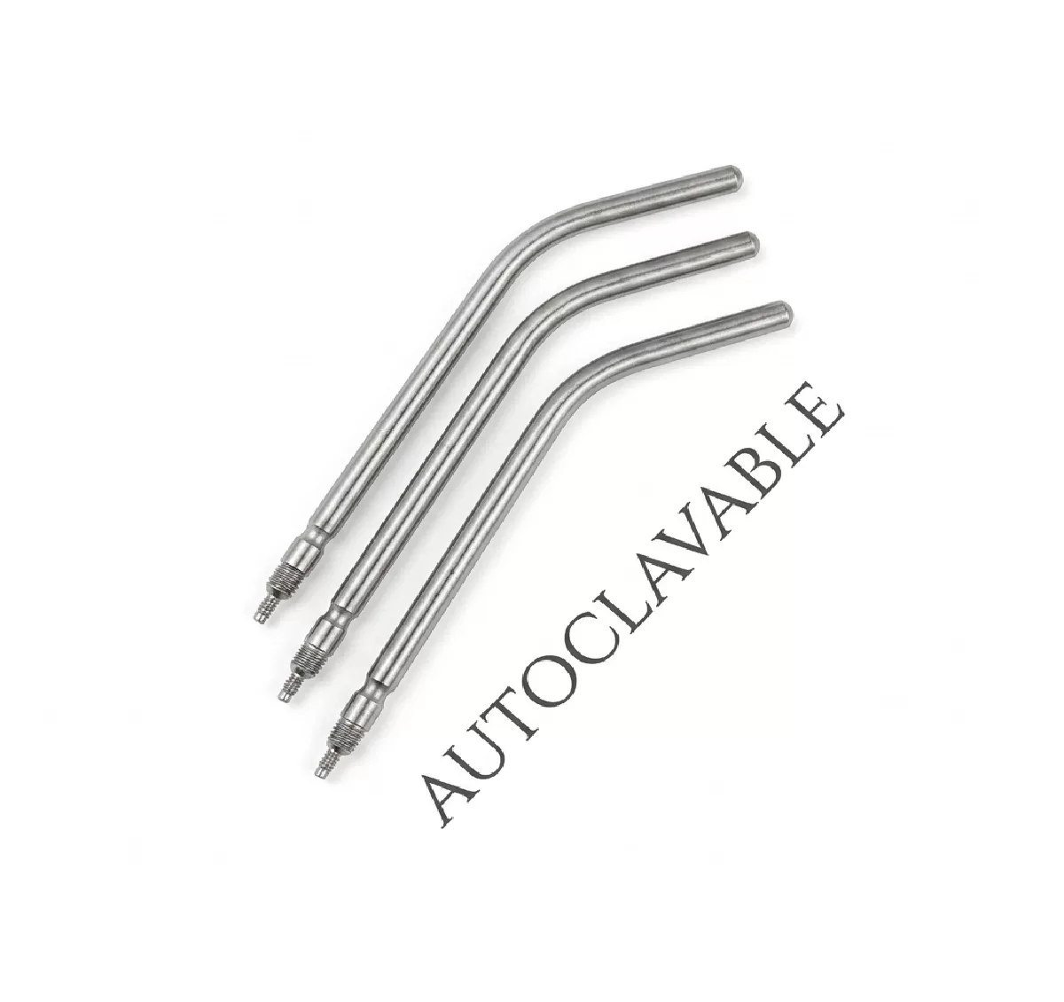 PUNTA JERINGA TRIPLE METALICA AUTOCLAVABLE C/U